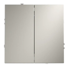 Изображение Перекрестный переключатель встраиваемый VOLTUM S70 двухклавишный 10А (кашемир)