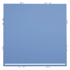 Изображение Выключатель встраиваемый VOLTUM S70 одноклавишный с подсветкой 10А (деним)