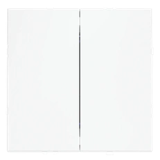 Изображение Перекрестный переключатель встраиваемый VOLTUM S70 двухклавишный 10А (белый матовый)