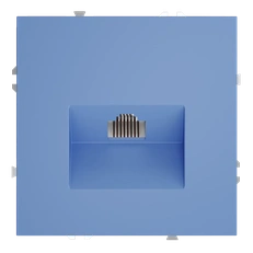 Изображение Розетка компьютерная встраиваемая VOLTUM S70 RJ45 кат.6 (деним)